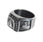 ANELLO argento uomo DueQuattroOtto Glam DIAMANTE  A135