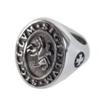 ANELLO argento SIGILLO   DueQuattroOtto Glam A002