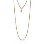 COLLANA lunga IN BRONZO Rosa unoaerre fashion jewellery 000EXH4634000