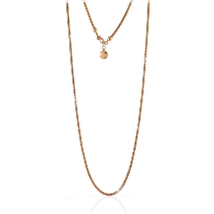 COLLANA lunga IN BRONZO Rosa unoaerre fashion jewellery 000EXH4634000 - immagine 2