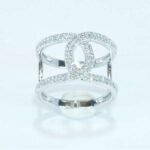 Anello in argento e zirconi 9venticinque by bibigì Ninfea 7ANA0023X3