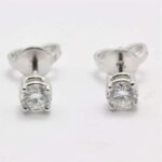 Orecchini Diamanti Punto Luce Oro bianco OD043GSI - immagine 2