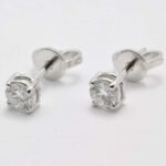 Orecchini Diamanti Punto Luce Oro bianco OD043GSI - immagine 4