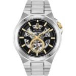Orologio Uomo Automatico Bulova Maquina 98A224 Scheletrico