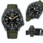 Orologio Uomo Military Automatico Acciaio Sub  Verde NJ2197-19E - immagine 2