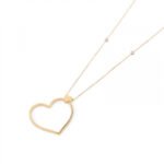 Collana lunga in oro con cuore diamanti UNOAERRE 415FFH9741000   4003