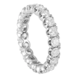 Anello Eternity  Oro 9kt  Diamanti Lab Grown LXDAET010R4BR240 World Diamond Group