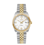 Orologio acciaio e dorato  Donna Pryngeps Erre X Bianco A822/2