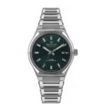 Orologio Uomo solo tempo Acciaio Pryngeps Wall Street A1202 verde