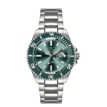 Orologio Pryngeps uomo acciaio Sub 100 Mt Collezione mediterraneo A1097/1 Verde