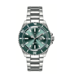 Orologio Pryngeps uomo acciaio Sub 100 Mt Collezione mediterraneo A1097/1 Verde