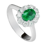 Anello Kate Smeraldo Oro 18 kt WORLD DIAMOND GROUP XXDACL440SMEDI3 Xdiamond