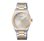 Orologio Donna quarzo solo tempo bicolore acciaio oro rosè Vagary by Citizen IU3-134-11 Bianco