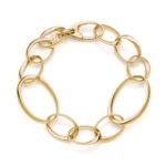 Bracciale in argento dorato con maglie ovali UNOAERRE  700YHW3543100   6293