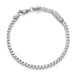 Bracciale Uomo Argento UNOAERRE maglia franco  700YHH3673170   6349