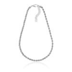 collana girocollo corda argento UNOAERRE rodiato 723YHW3583000   6302