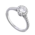 Anello solitario Oro contorno 18kt Diamante Lab Grown WORLD DIAMOND GROUP XDIAMOND lXDACT008DI50