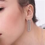 Orecchini Lunghi a Lobo Argento zirconi UNOAERRE 721YOK4908000-5784 - immagine 2