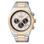 Orologio Uomo Vagary by Citizen Cronografo acciaio bicolore placcato oro Collezione Timeless IV4-934-11
