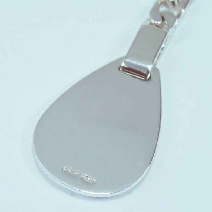 Portachiavi in Argento con dettaglio in oro giallo 18KT - immagine 3